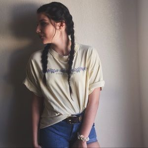 Pastel Yellow SOUTH DAKOTA T-Shirt